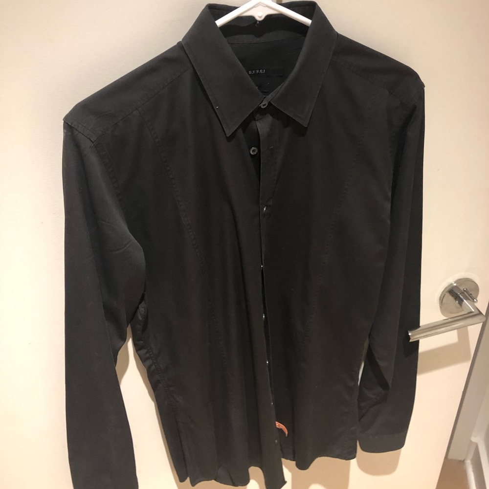 Black Gucci dress shirt
